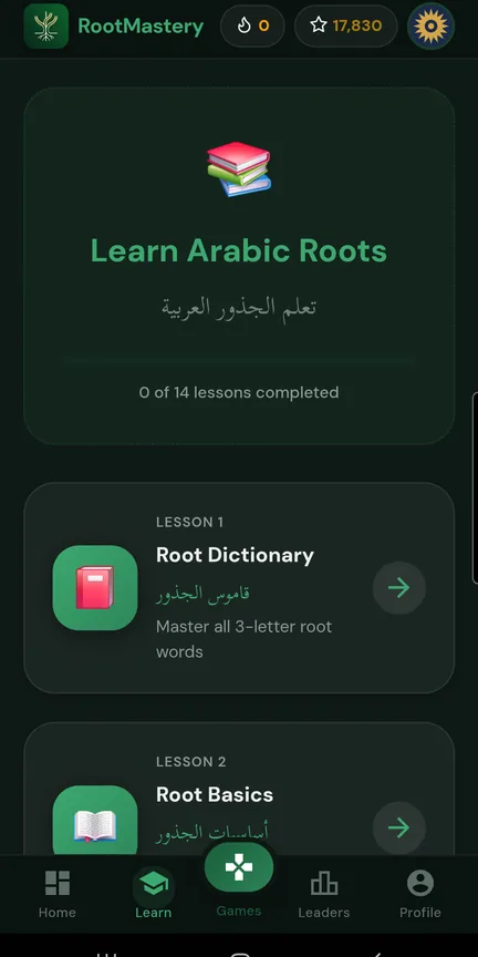 A lesson on the root system
